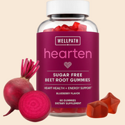 Hearten Beet Root Gummies (Sugar Free - Blueberry Flavor) 1500 mg